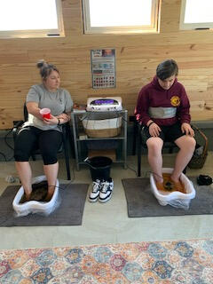 Ionic Foot Bath Detoxification